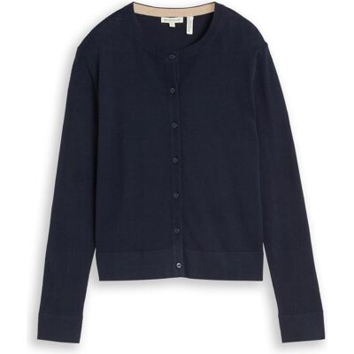 Tom Tailor, Damen, Pullover, Strickjacke, Blau, (S) Tom Tailor, Damen, Pullover, Strickjacke, Blau, (S)