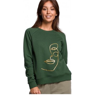 Be Wear, Pullover, 945332, Grün, (XXL) Be Wear, Pullover, 945332, Grün, (XXL)