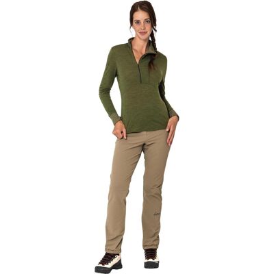 Lamunt, Damen, Pullover, Funktions Zipshirt Alexandra, Grün, (XXL) Lamunt, Damen, Pullover, Funktions Zipshirt Alexandra, Grün, (XXL)