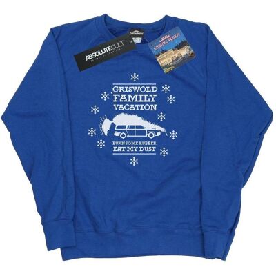 National Lampoon´s Vacation, Damen, Pullover, National Lampoon's Christmas Vacation Eat My Dust Sweatshirt, Blau, (XL) National Lampoon´s Vacation, Damen, Pullover, National Lampoon's Christmas Vacation Eat My Dust Sweatshirt, Blau, (XL)