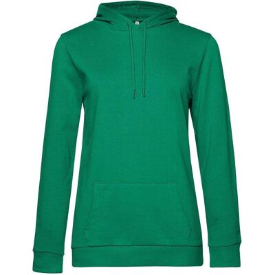 B&C, Damen, Pullover, Damen Hoodie aus French Terry, Grün, (M) B&C, Damen, Pullover, Damen Hoodie aus French Terry, Grün, (M)