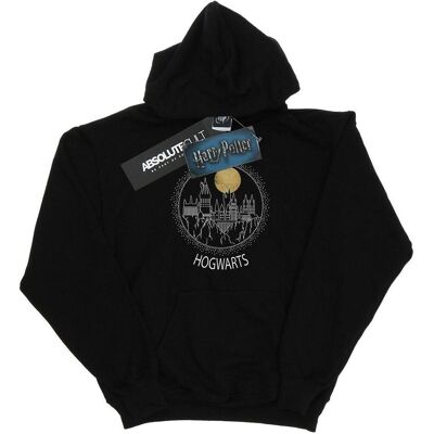 Harry Potter, Damen, Pullover, Hogwarts Circle Kapuzenpullover, Schwarz, (XL) Harry Potter, Damen, Pullover, Hogwarts Circle Kapuzenpullover, Schwarz, (XL)
