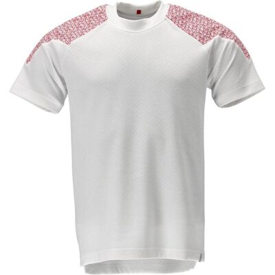 Mascot, Unisex, Shirts, FOOD & CARE 20082-933, Weiss, Rot, (3XL) Mascot, Unisex, Shirts, FOOD & CARE 20082-933, Weiss, Rot, (3XL)