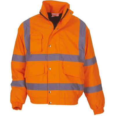 Yoko Hochsichtbare Orange Sicherheitsjacke - Klasse 3 Yoko Hochsichtbare Orange Sicherheitsjacke - Klasse 3