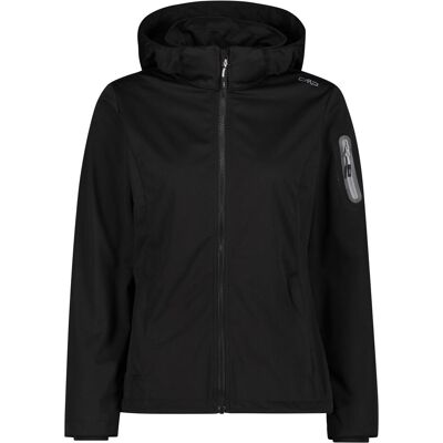 CMP Campagnolo, Damen, Outdoorjacken, Light Softshell Jacke (42, L), Schwarz, L, 42 CMP Campagnolo, Damen, Outdoorjacken, Light Softshell Jacke (42, L), Schwarz, L, 42