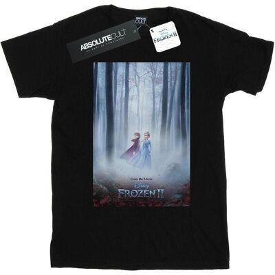 Disney Damen, Shirts, Frozen 2 Movie Poster TShirt, Schwarz, (L) Disney Damen, Shirts, Frozen 2 Movie Poster TShirt, Schwarz, (L)
