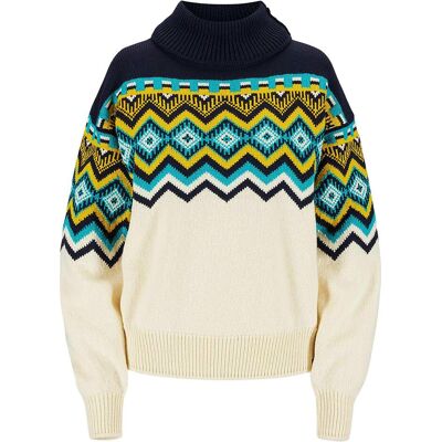 Dale of Norway, Damen, Pullover, Women's Randaberg Sweater, Mehrfarbig, Weiss, Beige, (M) Dale of Norway, Damen, Pullover, Women's Randaberg Sweater, Mehrfarbig, Weiss, Beige, (M)