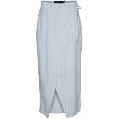 Vero Moda, Damen, Röcke, VMMINDY Hohe Taille Langer Rock Rock, Blau, (36) Vero Moda, Damen, Röcke, VMMINDY Hohe Taille Langer Rock Rock, Blau, (36)