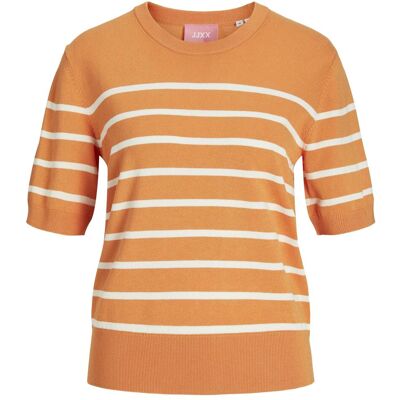 JJXX, Damen, Blusen, Jxlayla Comfy Ss Knit Noos, Orange, (M) JJXX, Damen, Blusen, Jxlayla Comfy Ss Knit Noos, Orange, (M)