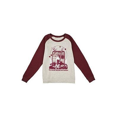 Fender Damen, Pullover, Women's Love Sweatshirt XL, Rot, Beige, (XL) Fender Damen, Pullover, Women's Love Sweatshirt XL, Rot, Beige, (XL)