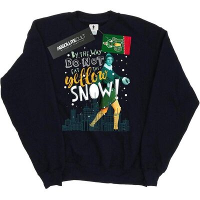 Elf, Damen, Pullover, Yellow Snow Sweatshirt, Schwarz, (XL) Elf, Damen, Pullover, Yellow Snow Sweatshirt, Schwarz, (XL)