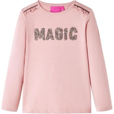 vidaXL Mädchen, Shirts, Kinder-Langarmshirt Hellrosa 116,Material: 95 % Baumwolle. 5, Rosa, (116) vidaXL Mädchen, Shirts, Kinder-Langarmshirt Hellrosa 116,Material: 95 % Baumwolle. 5, Rosa, (116)