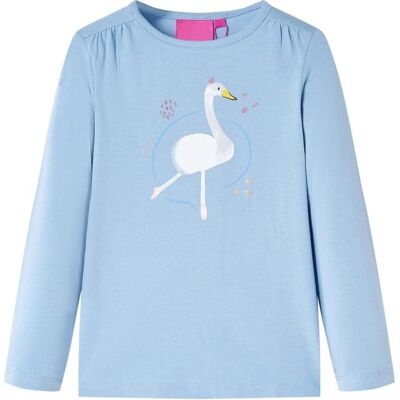 vidaXL Jungen, Shirts, Kinder-Langarmshirt Hellblau 104,Material: 95 % Baumwolle. 5, Blau, (104) vidaXL Jungen, Shirts, Kinder-Langarmshirt Hellblau 104,Material: 95 % Baumwolle. 5, Blau, (104)