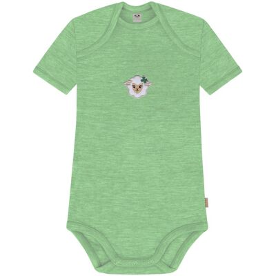Normani, Unisex, Babybodys, Baby Merino Body Kurzarm „Tauranga" - 9301, Grün, (56, 62, 68, 74, 80, 86, 92, 98) Normani, Unisex, Babybodys, Baby Merino Body Kurzarm „Tauranga" - 9301, Grün, (56, 62, 68, 74, 80, 86, 92, 98)
