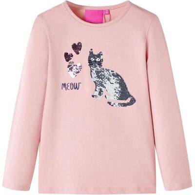 vidaXL Mädchen, Shirts, Kinder-Langarmshirt Hellrosa 128,Material: 95 % Baumwolle. 5, Rosa, (128) vidaXL Mädchen, Shirts, Kinder-Langarmshirt Hellrosa 128,Material: 95 % Baumwolle. 5, Rosa, (128)