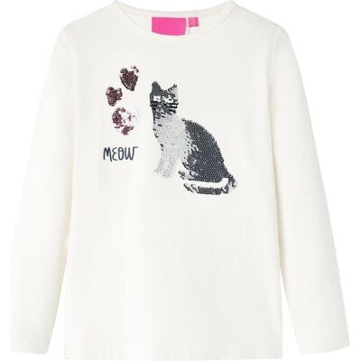 vidaXL Jungen, Shirts, Kinder-Langarmshirt Ecru 128,Material: 95 % Baumwolle. 5, Weiss, (128) vidaXL Jungen, Shirts, Kinder-Langarmshirt Ecru 128,Material: 95 % Baumwolle. 5, Weiss, (128)