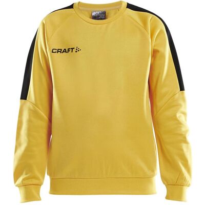 Craft, Jungen, Pullover, Progress R-Neck Sweater JR, Gelb, (134, 140) Craft, Jungen, Pullover, Progress R-Neck Sweater JR, Gelb, (134, 140)