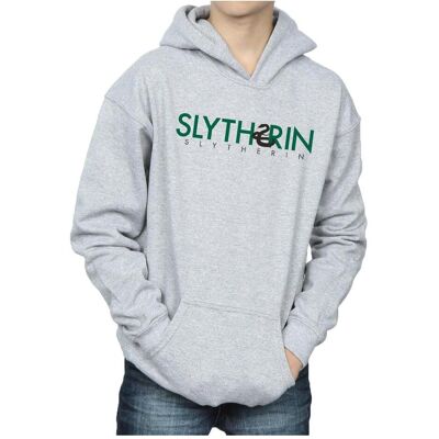 Harry Potter, Jungen, Pullover, Slytherin Text Kapuzenpullover Jungen, Grau, (140, 146) Harry Potter, Jungen, Pullover, Slytherin Text Kapuzenpullover Jungen, Grau, (140, 146)