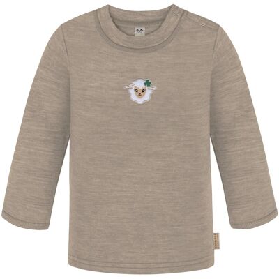 Normani, Babybodys, 2er Pack Baby Merino Longsleeve „Taupo" - 9473, Beige, Grau, (104, 110, 116, 62, 68, 74, 80, 86, 92, 98) Normani, Babybodys, 2er Pack Baby Merino Longsleeve „Taupo" - 9473, Beige, Grau, (104, 110, 116, 62, 68, 74, 80, 86, 92, 98)