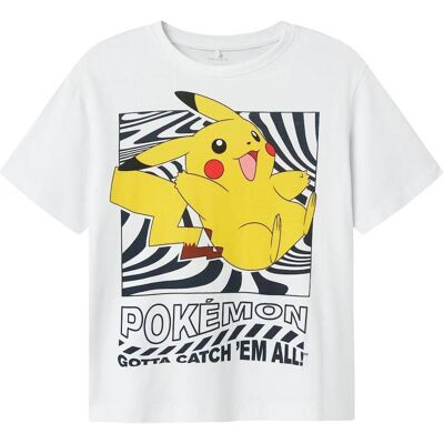 Name it, Jungen, Shirts, Nkmjamish Pokemon Nreg Ss Top Noos Sky, Weiss, (134, 140) Name it, Jungen, Shirts, Nkmjamish Pokemon Nreg Ss Top Noos Sky, Weiss, (134, 140)