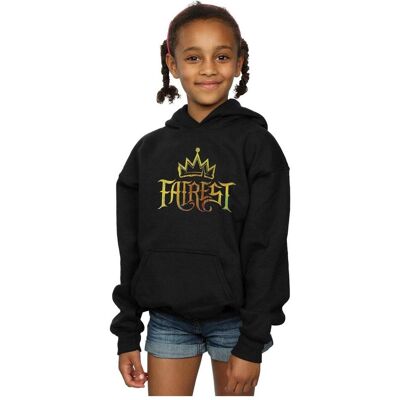 Disney Mädchen, Pullover, The Descendants Fairest Gold Kapuzenpullover Mädchen, Schwarz, (128) Disney Mädchen, Pullover, The Descendants Fairest Gold Kapuzenpullover Mädchen, Schwarz, (128)