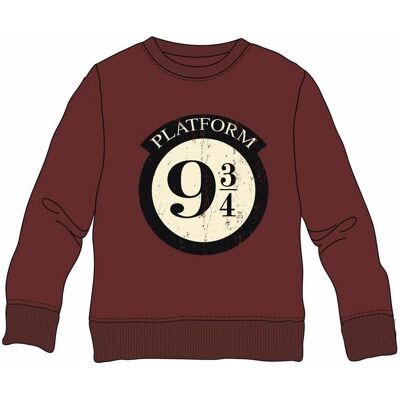 Warner Bros, Mädchen, Pullover, Harry Potter Platform 9 3/4 child sweatshirt, Mehrfarbig, (One Size) Warner Bros, Mädchen, Pullover, Harry Potter Platform 9 3/4 child sweatshirt, Mehrfarbig, (One Size)