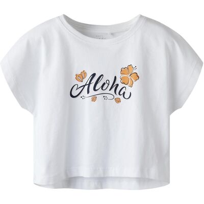 Name it, Mädchen, Shirts, Nkfvilma Capsl Crop Top F1 Noos, Weiss, (146, 152) Name it, Mädchen, Shirts, Nkfvilma Capsl Crop Top F1 Noos, Weiss, (146, 152)