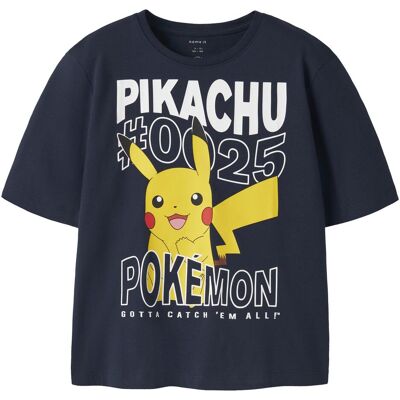 Name it, Jungen, Shirts, Nkmjamish Pokemon Nreg Ss Top Noos Sky, Schwarz, Blau, (122, 128) Name it, Jungen, Shirts, Nkmjamish Pokemon Nreg Ss Top Noos Sky, Schwarz, Blau, (122, 128)