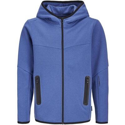Jack & Jones, Jungen, Pullover, Jcofusion Sweat Zip Hood Noos Jnr, Blau, (176) Jack & Jones, Jungen, Pullover, Jcofusion Sweat Zip Hood Noos Jnr, Blau, (176)