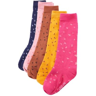 vidaXL Unisex, Socken, Kindersocken 5 Paar EU 23-26,Material: 78 % Baumwolle. 20, Mehrfarbig, Pink, Rosa, (5er Pack, 23 - 26) vidaXL Unisex, Socken, Kindersocken 5 Paar EU 23-26,Material: 78 % Baumwolle. 20, Mehrfarbig, Pink, Rosa, (5er Pack, 23 - 26)