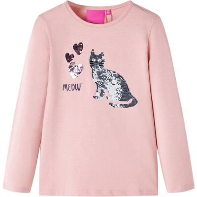 vidaXL Mädchen, Shirts, Kinder-Langarmshirt Hellrosa 104,Material: 95 % Baumwolle. 5, Rosa, (104) vidaXL Mädchen, Shirts, Kinder-Langarmshirt Hellrosa 104,Material: 95 % Baumwolle. 5, Rosa, (104)