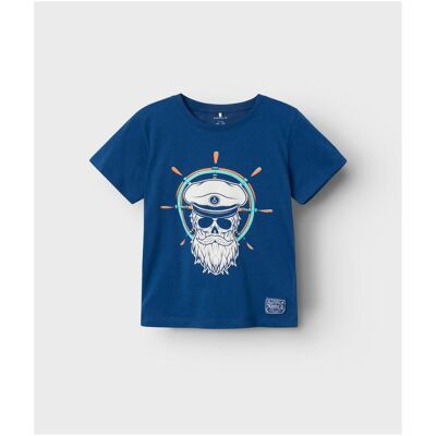 Name it, Jungen, Shirts, Nkmtavik Ss Top Ps Noos, Blau, (134, 140) Name it, Jungen, Shirts, Nkmtavik Ss Top Ps Noos, Blau, (134, 140)