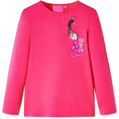 vidaXL Mädchen, Shirts, Kinder-Langarmshirt Knallrosa 104,Material: 95 % Baumwolle, Pink, Rosa, (104) vidaXL Mädchen, Shirts, Kinder-Langarmshirt Knallrosa 104,Material: 95 % Baumwolle, Pink, Rosa, (104)