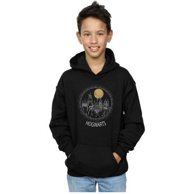 Harry Potter, Jungen, Pullover, Hogwarts Circle Kapuzenpullover Jungen, Schwarz, (152, 158) Harry Potter, Jungen, Pullover, Hogwarts Circle Kapuzenpullover Jungen, Schwarz, (152, 158)