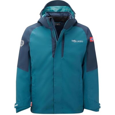 Trollkids - Kid's Skanden 3in1 Jacket (98) - Blau - Jacket Trollkids - Kid's Skanden 3in1 Jacket (98) - Blau - Jacket