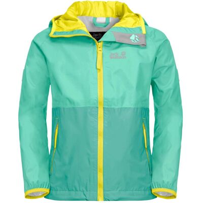 Jack Wolfskin, Unisex, Regenjacken, Rainy Days, Gelb, Türkis, (116) Jack Wolfskin, Unisex, Regenjacken, Rainy Days, Gelb, Türkis, (116)