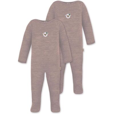 Normani, Strampler, 2er Pack Baby Merino Strampler „Levin" - 9411, Rosa, (56, 62, 68, 74, 80, 86, 92, 98) Normani, Strampler, 2er Pack Baby Merino Strampler „Levin" - 9411, Rosa, (56, 62, 68, 74, 80, 86, 92, 98)