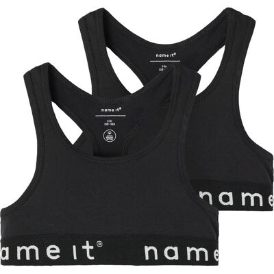 Name it, Mädchen, Shirts, Kurzes Oberteil ohne Ärmel, Schwarz, (158, 164) Name it, Mädchen, Shirts, Kurzes Oberteil ohne Ärmel, Schwarz, (158, 164)