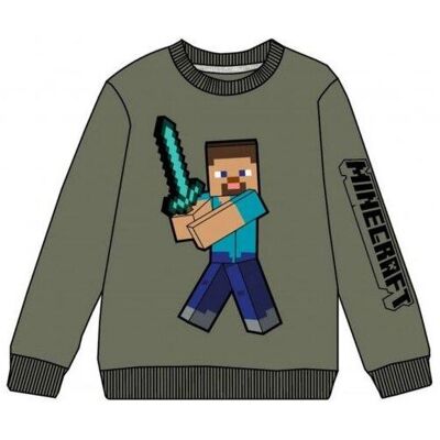 Procos, Jungen, Pullover, Minecraft Kinderpullover 12 Jahre, Grau, (152) Procos, Jungen, Pullover, Minecraft Kinderpullover 12 Jahre, Grau, (152)