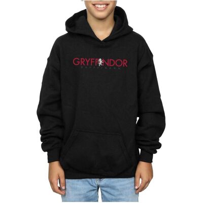 Harry Potter, Jungen, Pullover, Gryffindor Text Kapuzenpullover Jungen, Schwarz, (152, 158) Harry Potter, Jungen, Pullover, Gryffindor Text Kapuzenpullover Jungen, Schwarz, (152, 158)