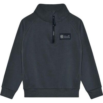 Color Kids, Jungen, Pullover, Zip, Grün, (122) Color Kids, Jungen, Pullover, Zip, Grün, (122)