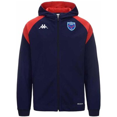 Kappa, Jungen, Pullover, Hoodie Kinder Grenoble Arufeod 7 2023/24, Rot, Blau, (152) Kappa, Jungen, Pullover, Hoodie Kinder Grenoble Arufeod 7 2023/24, Rot, Blau, (152)