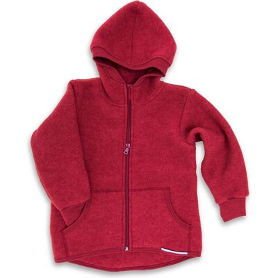 Engel - Kinder Kapuzenjacke Wollfleece - Rot - Jacket Engel - Kinder Kapuzenjacke Wollfleece - Rot - Jacket