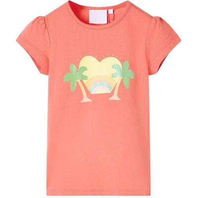 vidaXL Jungen, Shirts, Kinder-T-Shirt Korallenrosa 128,Material: 95 % Baumwolle. 5, Rosa, (128) vidaXL Jungen, Shirts, Kinder-T-Shirt Korallenrosa 128,Material: 95 % Baumwolle. 5, Rosa, (128)