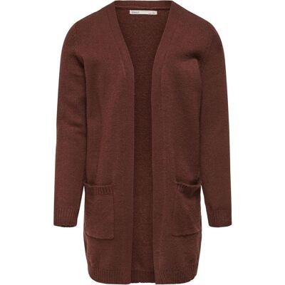 Only, Mädchen, Pullover, Offene Strickjacke, Rosa, (122, 128) Only, Mädchen, Pullover, Offene Strickjacke, Rosa, (122, 128)