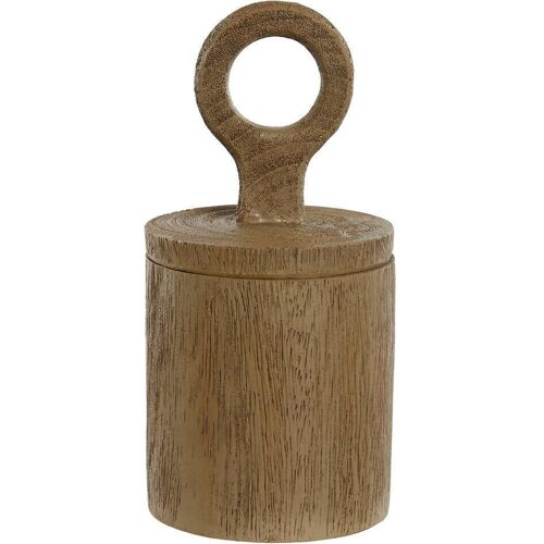 Uhrenbox + Schmuckaufbewahrung, Box-Schmuckkästchen Home ESPRIT Braun Harz 9 x 9 x 19 cm, Braun