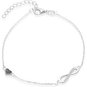 Beneto, Armschmuck, Fashion silver bracelet endless love AGB629 / 21 Beneto, Armschmuck, Fashion silver bracelet endless love AGB629 / 21