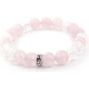 Beneto, Armschmuck, Beaded bracelet made of rosemary and cracked crystal MINK14 / 17 Beneto, Armschmuck, Beaded bracelet made of rosemary and cracked crystal MINK14 / 17