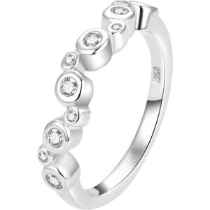 Beneto, Ring, Modern silver ring with zircons AGG388 - Circuit: 58 mm, (58, 925 Silber) Beneto, Ring, Modern silver ring with zircons AGG388 - Circuit: 58 mm, (58, 925 Silber)