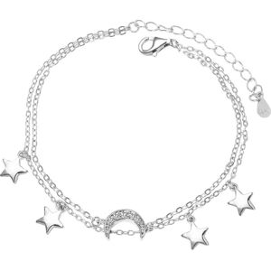 Beneto, Armschmuck, Elegant double silver bracelet AGB750/21 Beneto, Armschmuck, Elegant double silver bracelet AGB750/21